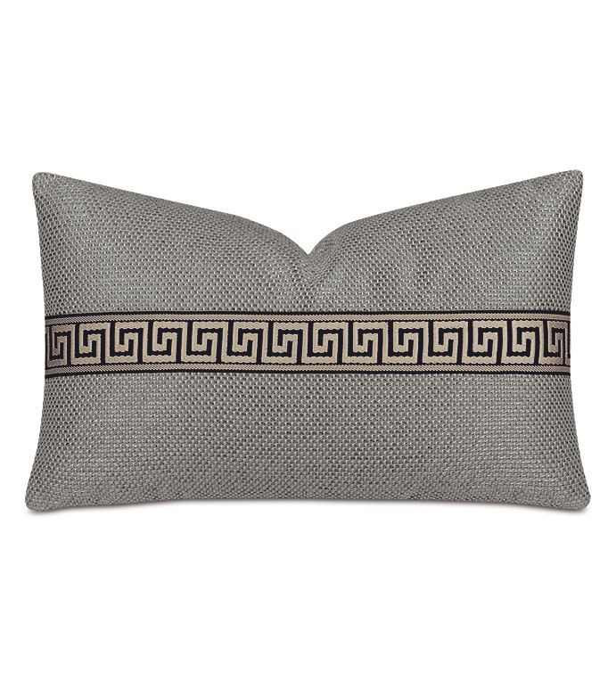 Whistler Greek Key Decorative Pillow