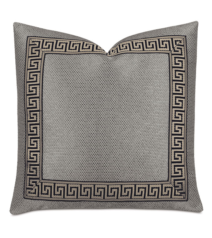 Whistler Greek Key Decorative Pillow