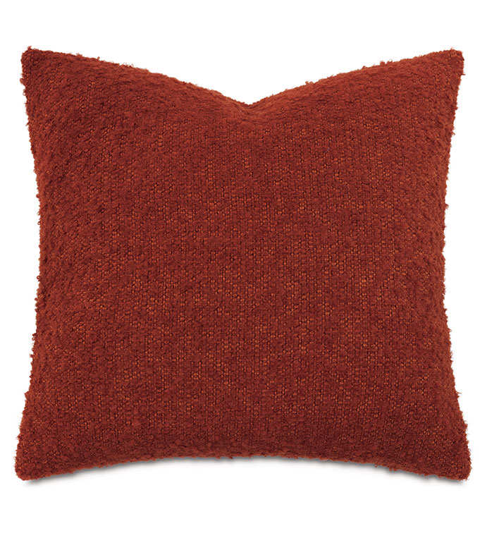 MARL DECORATIVE PILLOW IN BRICK