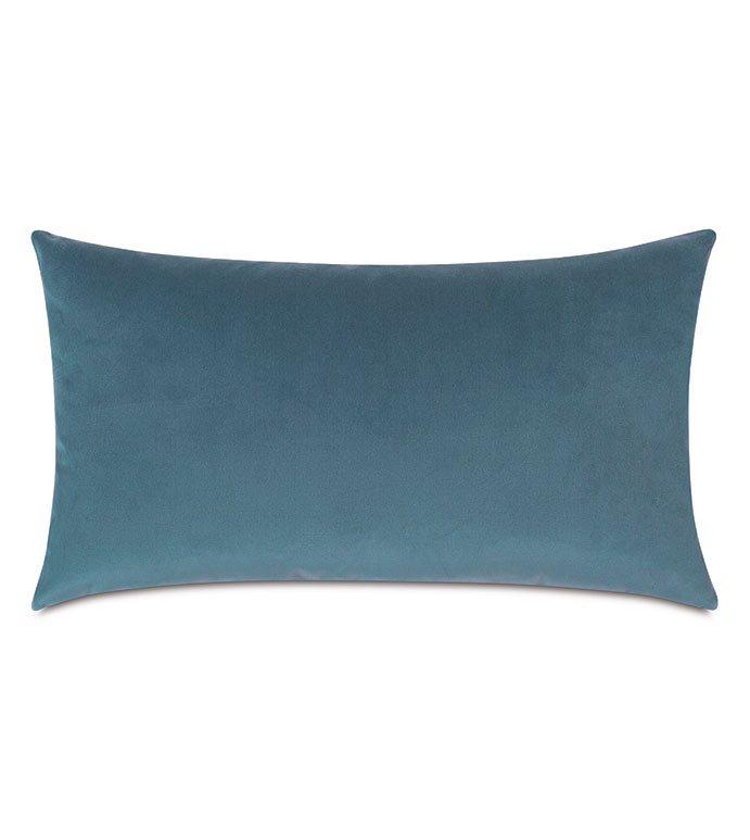 Uma Velvet Decorative Pillow in Blue