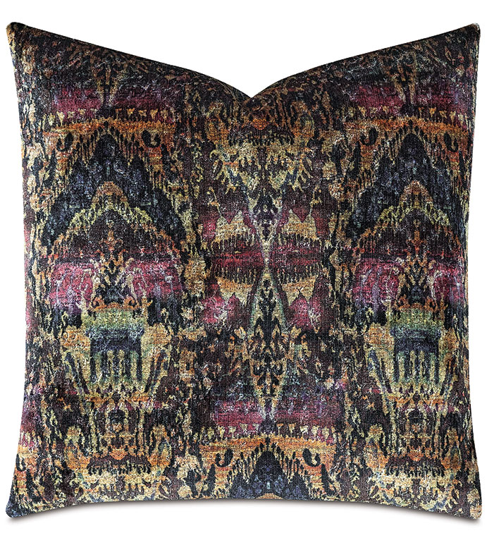 Chaucer Velvet Decorative Pillow in Byzantium