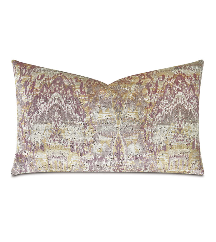 Chaucer Velvet Decorative Pillow in Primrose