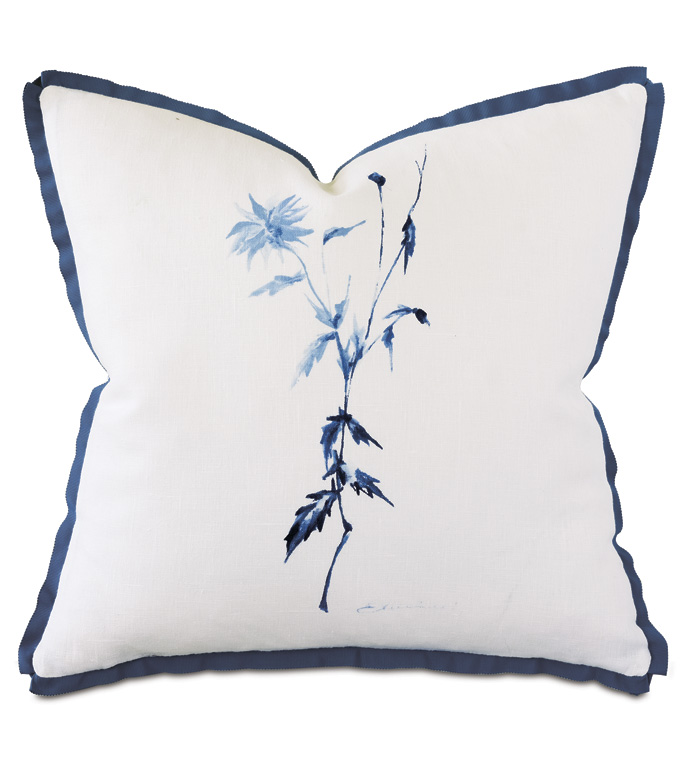 Capri Handpainted Decorative Pillow