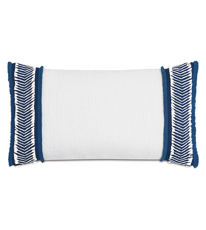 Cocobay Raffia Trim Decorative Pillow