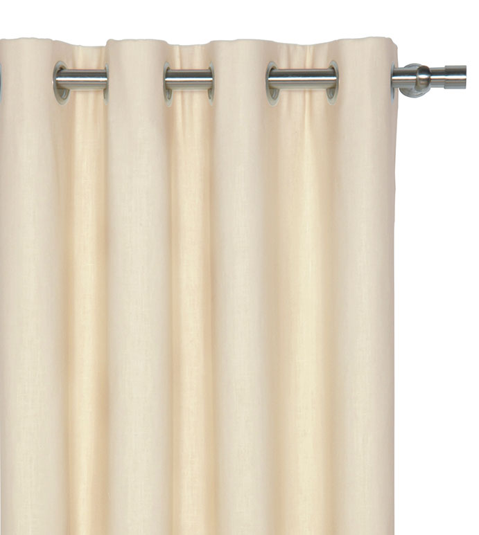 Breeze Linen Curtain Panel in Pearl