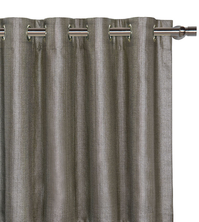 Meridian Woven Curtain Panel in Slate