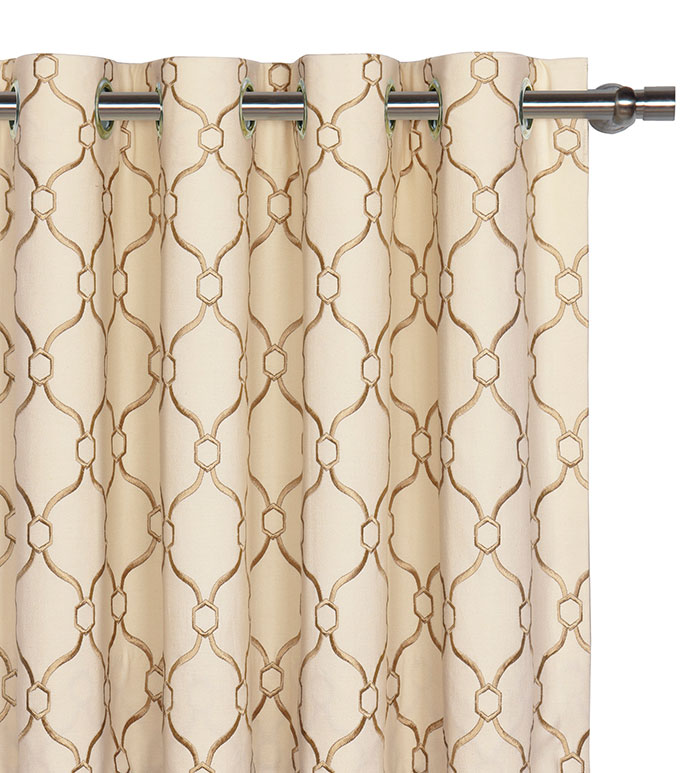 Theodore Biscuit Curtain Panel