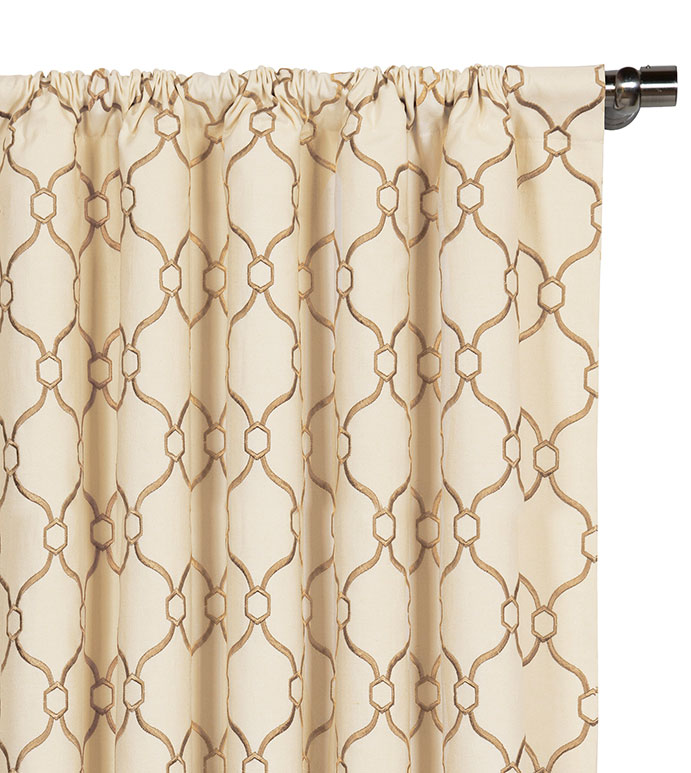 Theodore Biscuit Curtain Panel