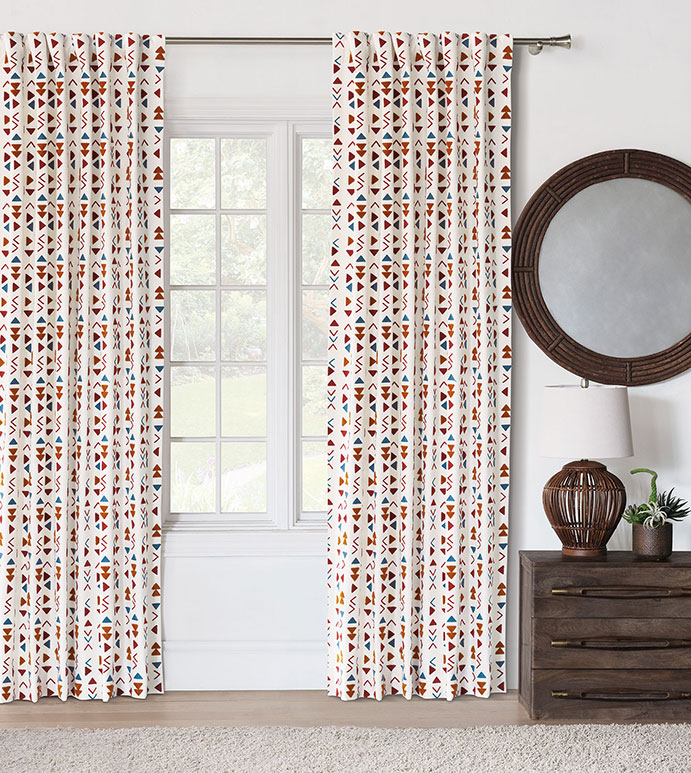Mackay Embroidered Curtain Panel