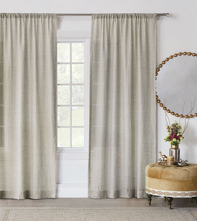 Marceau Gold Dotted Curtain Panel