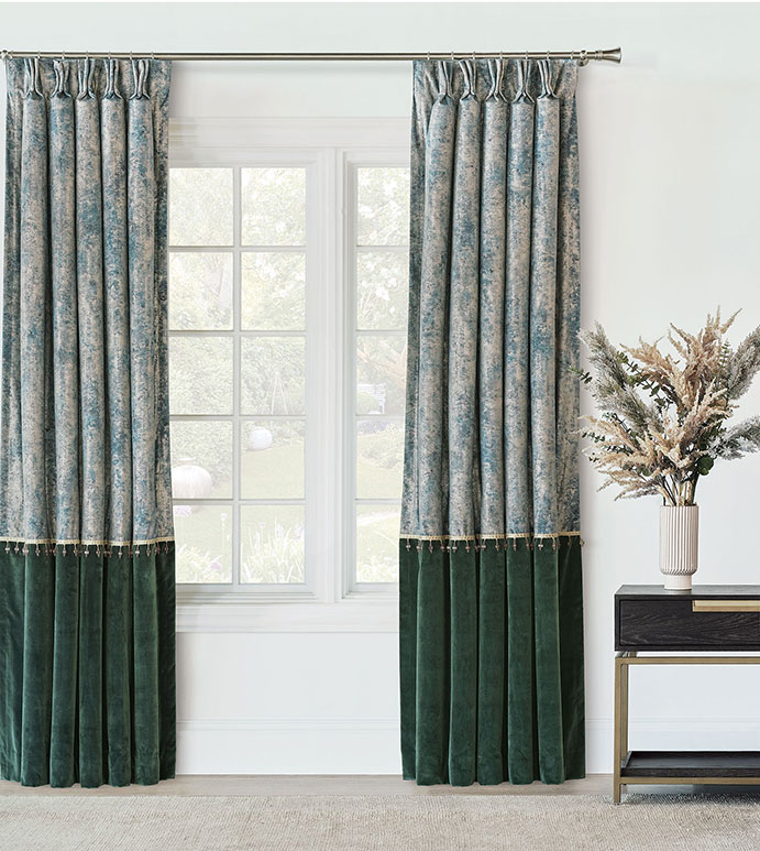 Esmeralda Colorblock Curtain Panel