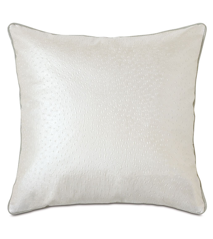 Danae Faux Ostrich Euro Sham