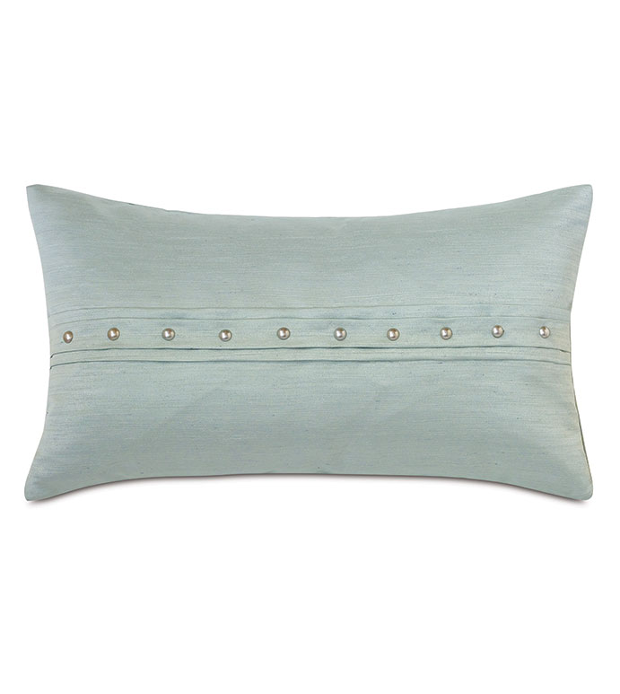 Danae Nailhead Detail Decorative Pillow