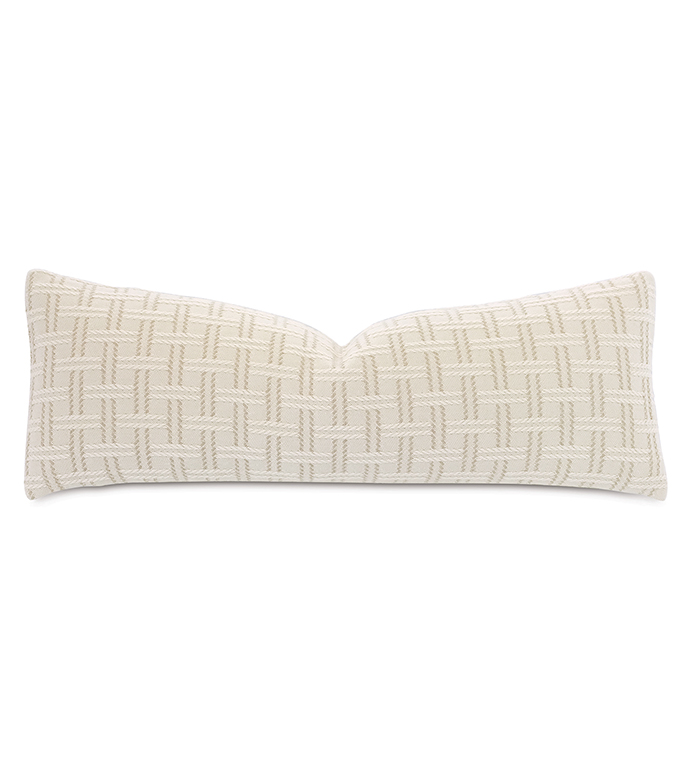 Monterosa Basketweave Decorative Pillow