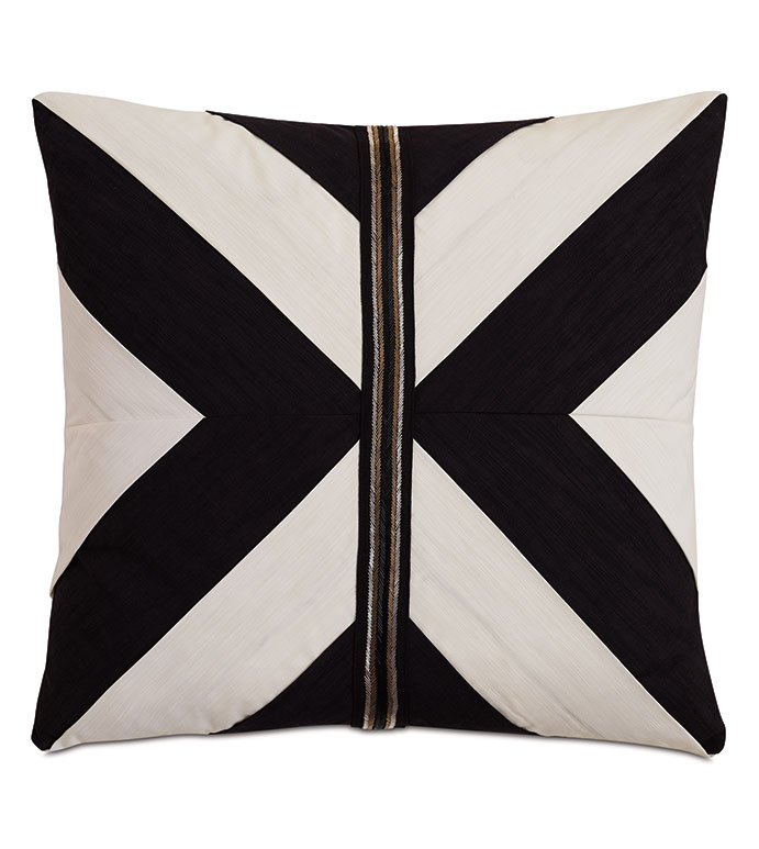 Dominique Geometric Decorative Pillow