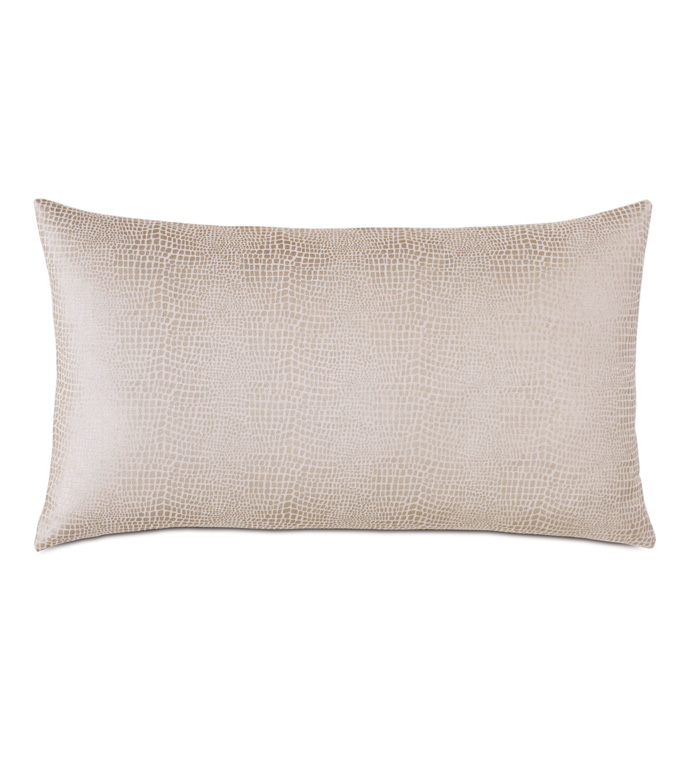 Teryn Faux Snakeskin Decorative Pillow