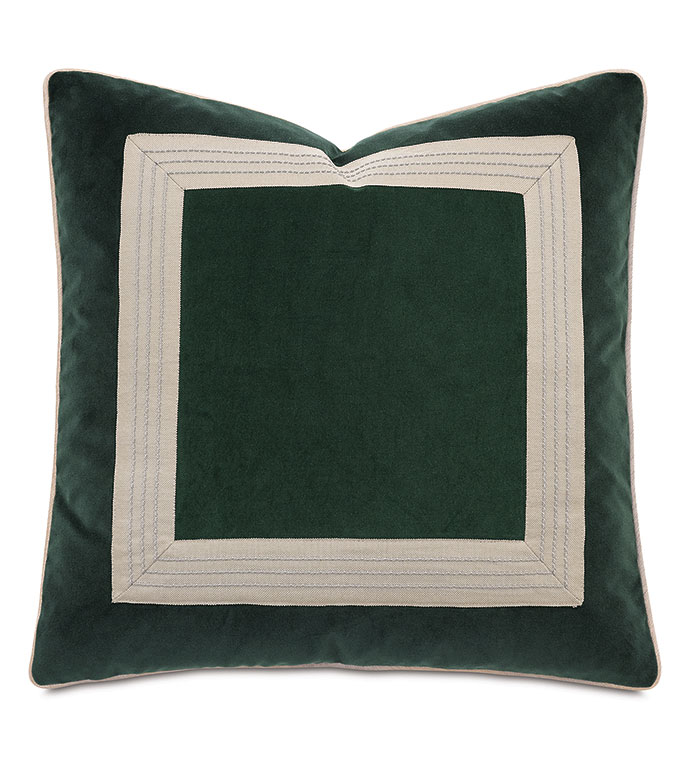 Esmeralda Velvet Decorative Pillow