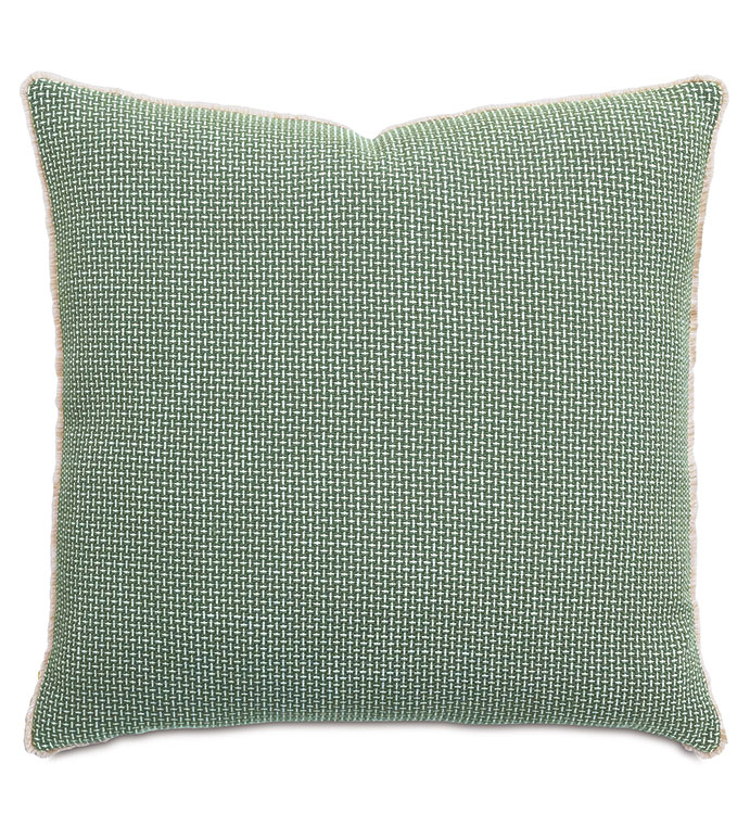 Casa Guava Crosshatch Euro Sham