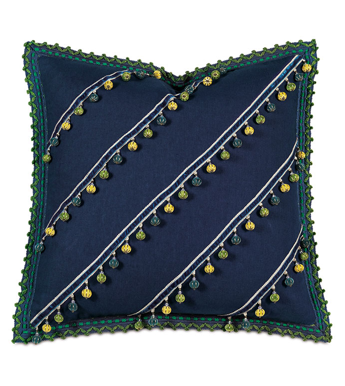 Fairuza Beaded Decorative Pillow