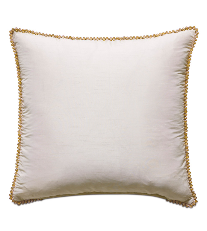 Cordova Taupe With Beaded Trim | Eastern Accents