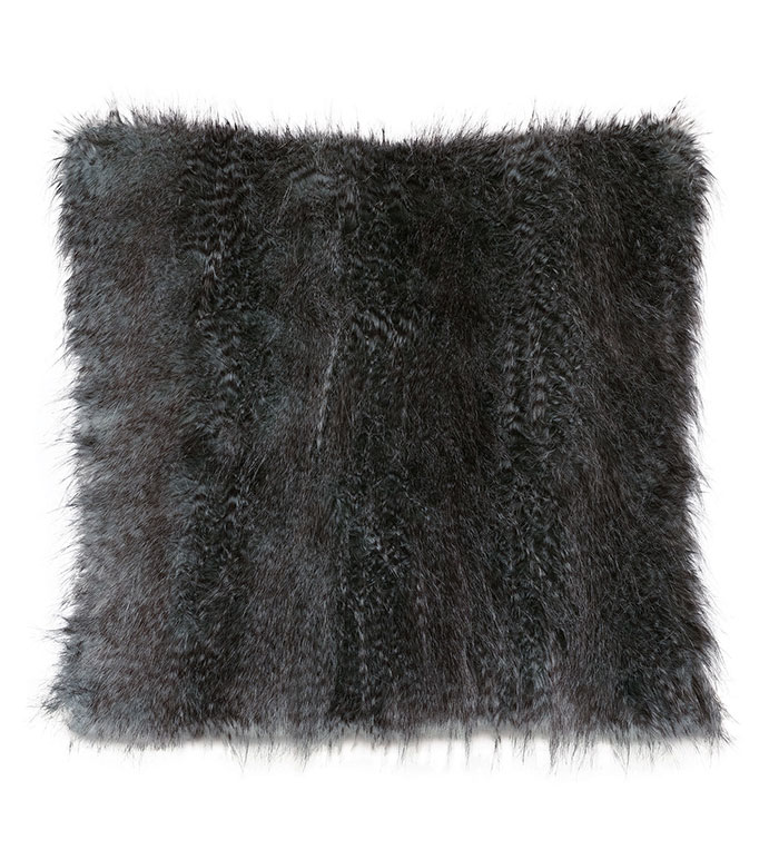 Indochine Faux Fur Decorative Pillow