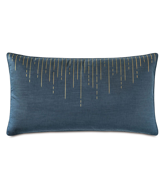 Tabitha Metallic Drip King Sham