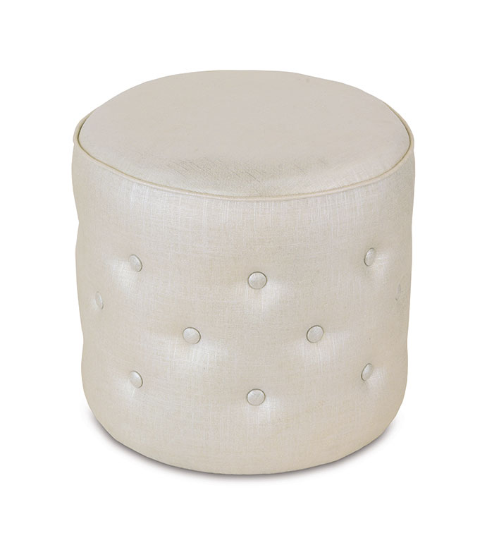 Reflection Frost Tufted Ottoman