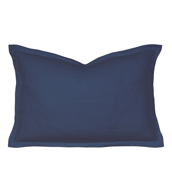 Shiloh Linen Queen Sham in Indigo