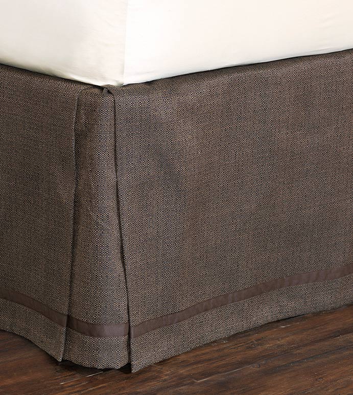 Walden Bark Bed Skirt