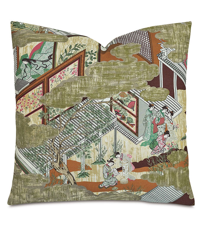 Ichika Ukiyo-e  Decorative Pillow