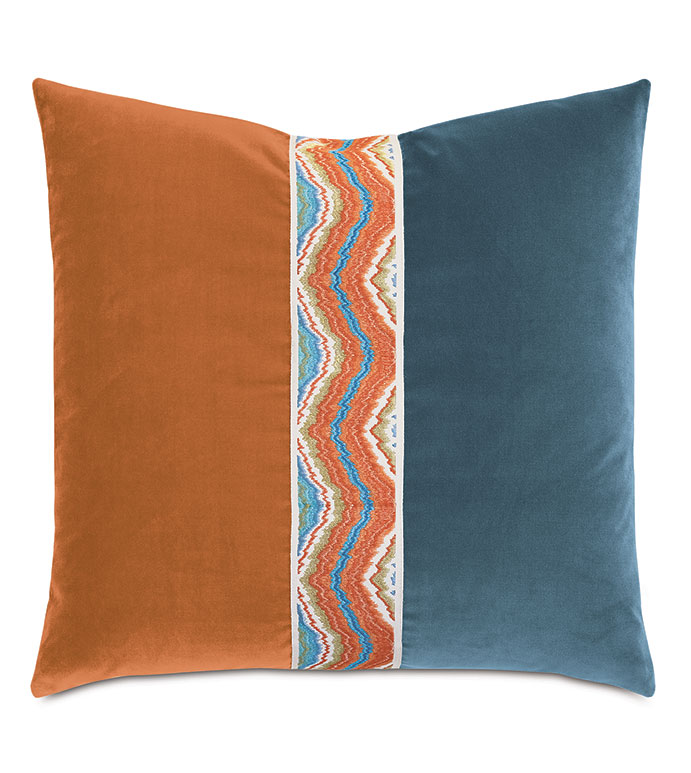 Uma Blaze Decorative Pillow in Tangerine
