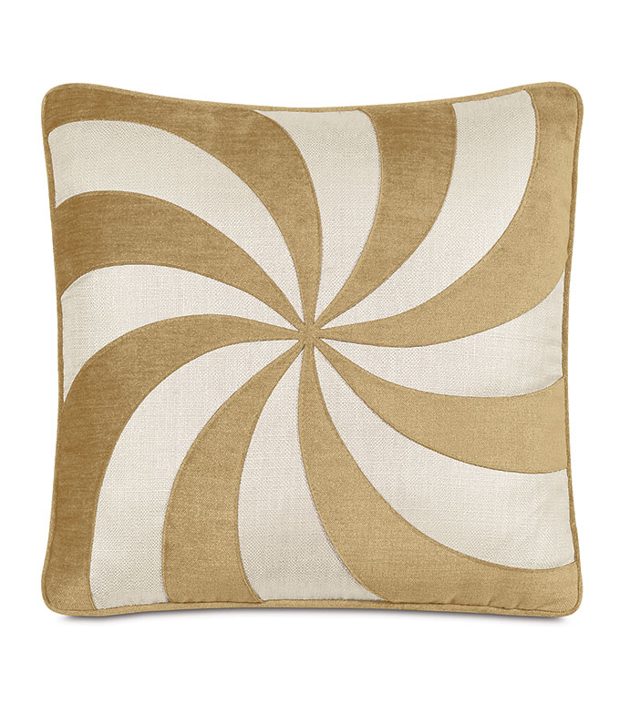 Tinsel Swirl Decorative Pillow