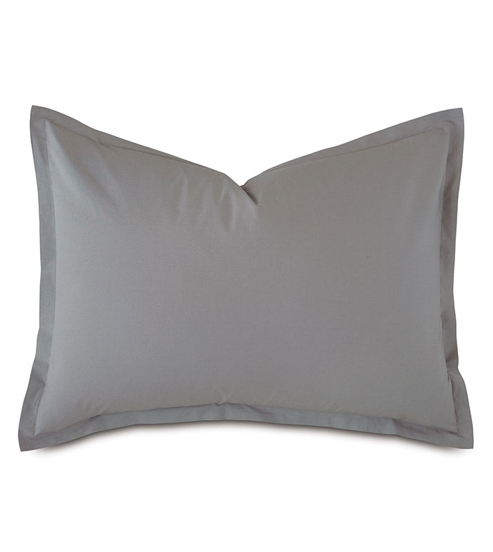 Vail Percale Standard Sham In Heather