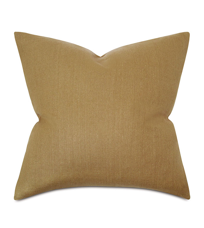 Trillium Solid Euro Sham in Gold