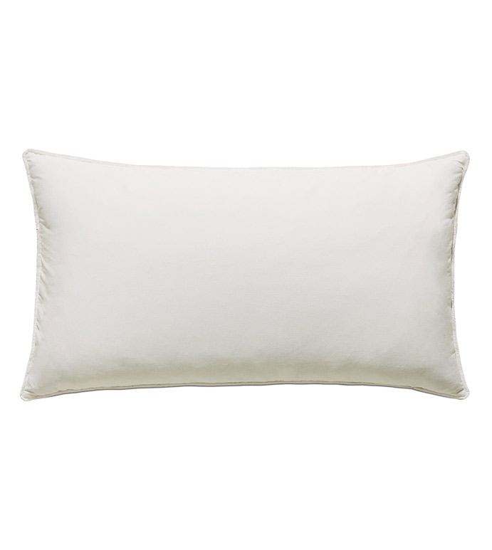 Filmore Embroidered King Sham In Ivory | Eastern Accents