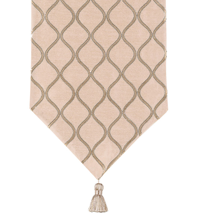 Bardot Bisque Table Runner