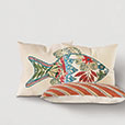 Bowie Fringe Trim Decorative Pillow