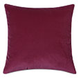 Plush Velvet Decorative Pillow In Raspberry