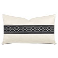 Lucent Trellis Tape Decorative Pillow in Opal