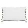 Casa Guava Beaded Trim Decorative Pillow