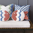 Pez Fish Decorative Pillow (Left)