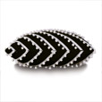 Cove Ball Trim Decorative Pillow in Black