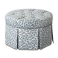 Liesl Leopard Print Ottoman