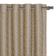 Roscoe Taupe Curtain Panel