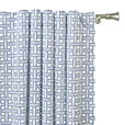 Vizcaya Faux Basketweave Curtain Panel