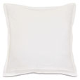 Tessa Satin Stitch Euro Sham in Ivory/Sable