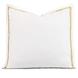 Enzo Satin Stitch Euro Sham in Gold