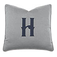 Higgins Monogram Decorative Pillow