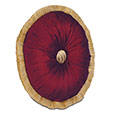 Edris Cranberry Round Tufted