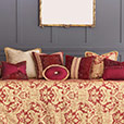 Edris Cranberry Round Tufted